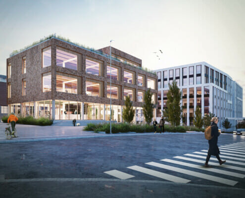 Utvendig, illustrasjon.