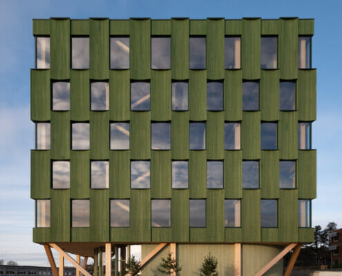 Utenfor Lumber Teknopak, foto.