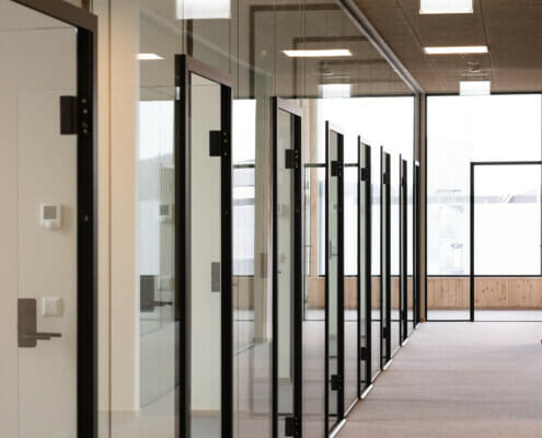 Gangen i Lumber Teknopark, foto.