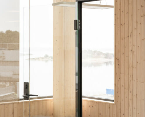 Et av rommene inne i Lumber Teknopark, foto.