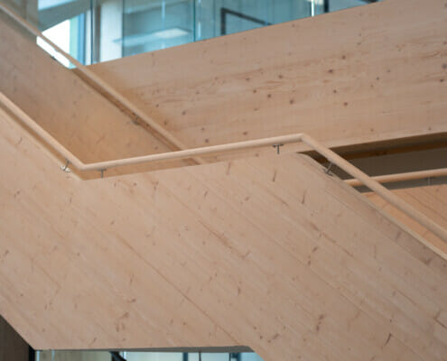 Detaljer i trapp, foto.