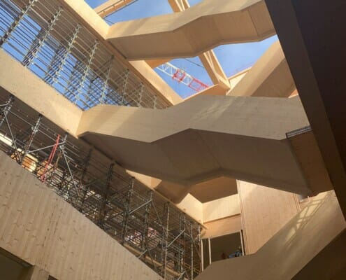 IMG_2080 Trappeoppgang under bygging innvendig, foto.